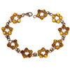 Silver Bracelet with Amber