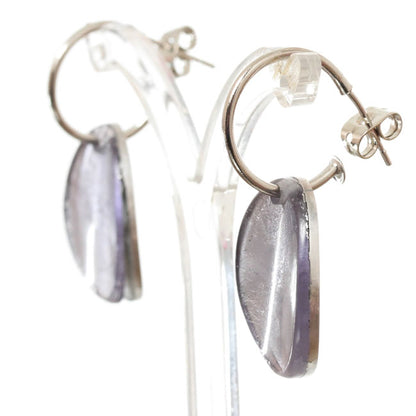 Watch this Space Bracelet from the Curved Oval Collection, Lilac/Silver