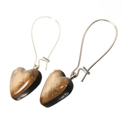 Watch this Space Earrings, Heart Trail Collection, Gold.