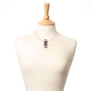 Watch this Space Pendant Necklace from the Irregular Squares Collection, Purple
