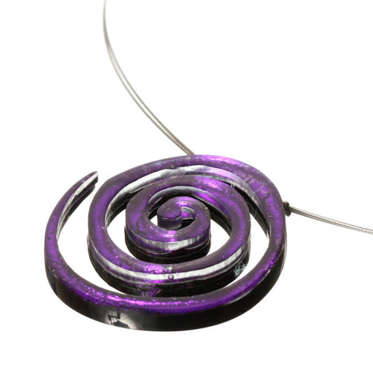 Watch this Space Pendant, Spirals
