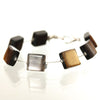 Watch this Space Bracelet, Square Buttons Collection, Metalics/Silver