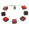 Watch this Space Bracelet, Square Buttons Collection, Rio/Silver