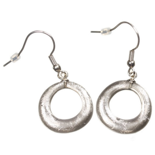 Watch this Space Earrings on a hook from the Hollow Hoops Collection