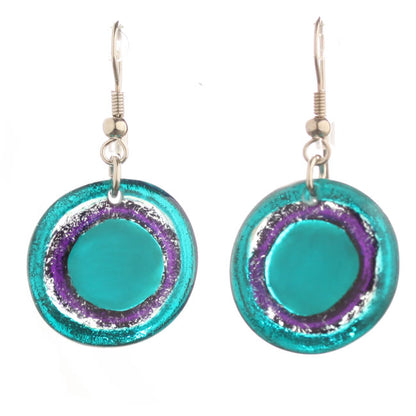 Watch this Space Earrings from the Resin Pebble Collection, Pacific